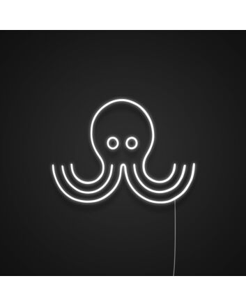 Octopus Neon Sign for Ocean and Whimsical Decor