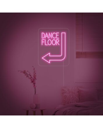 Dance Floor Neon Sign for Party and Social Spaces