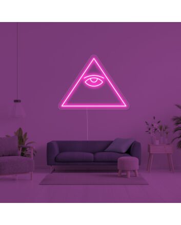 Psychic Eye Neon Sign for Mystical and Whimsical Spaces