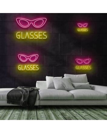 Glasses Neon Sign for Fashion and Optical Shops