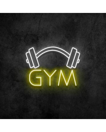 Gym Neon Sign for Fitness and Wellness Spaces