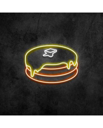 Pancakes Neon Sign for Breakfast and Fun Spaces