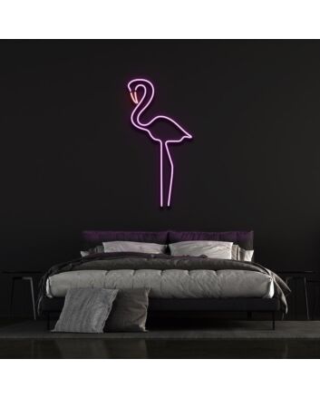 Flamingo V2 Neon Sign for Tropical and Fun Spaces