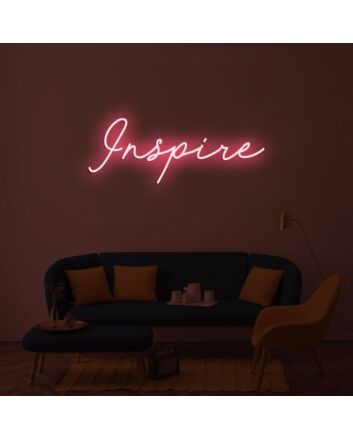 Inspire Neon Sign for Inspirational and Motivational Spaces