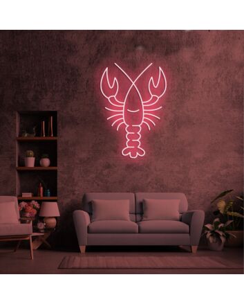 The Lobster Neon Sign for Food Lovers and Restaurants