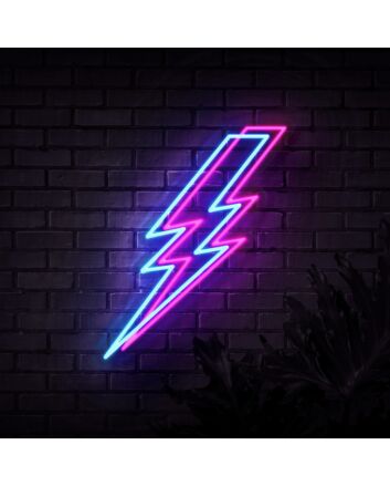 Lightning Bolt V1 Neon Sign for Bold and Stylish Spaces