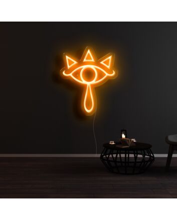 The Legend of Zelda Sheikah Lens of Truth Neon Sign for Gaming Fans