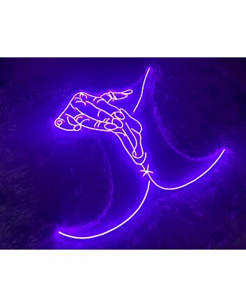 Pussy Sexy Girl Neon Sign v2 for Bold and Playful Spaces