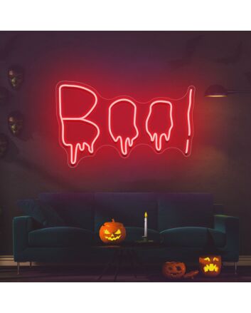 Halloween Gift Boo Neon Sign