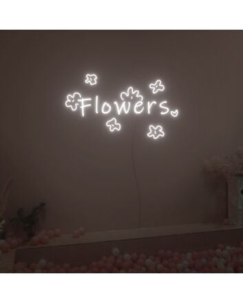 Flowers Neon Sign Fashion Custom Neon Sign Lights Night Lamp LED Neon Sign Light For Home Party