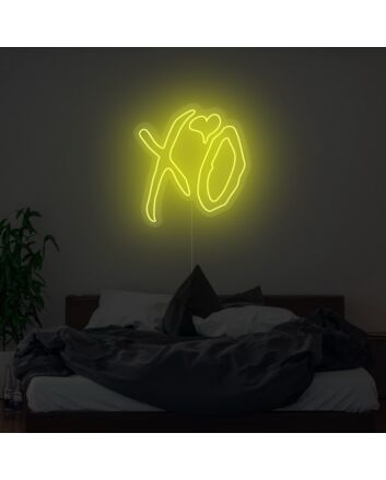 XO Neon Sign for Music Fans