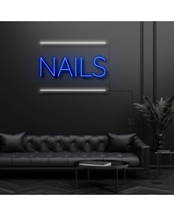 Nails Neon Sign for Beauty and Nail Salons