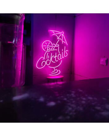 Customize &#39;Cocktail&#39; neon sign