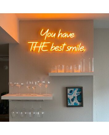 You Have The Best Smile Neon Sign for Positive and Fun Spaces