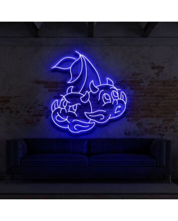 Devil Cherries For Tattoo Studio Neon Sign for Edgy and Artistic Spaces
