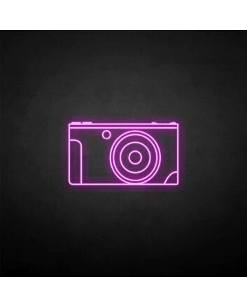 &#39;CAMERA&#39; neon sign