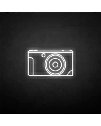 &#39;CAMERA&#39; neon sign