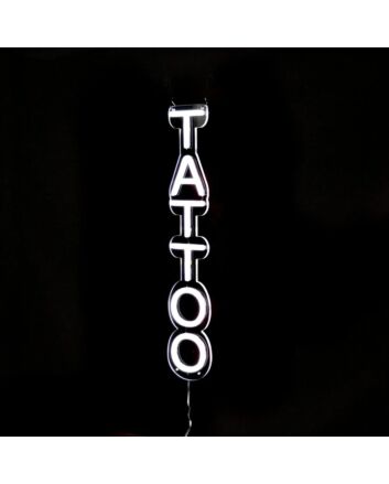 Vertical Tattoo Neon Sign LED Light for Tattoo Studios