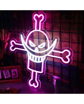 One Piece Edward Newgate Neon Sign for Anime Fans