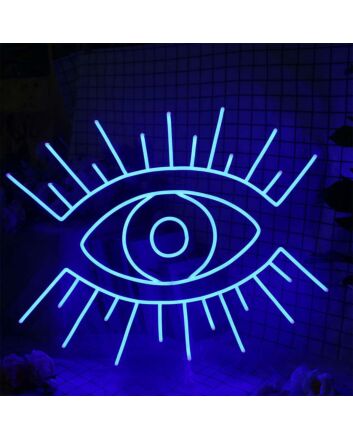 Shining Eye Neon Sign for Mystical and Whimsical Decor