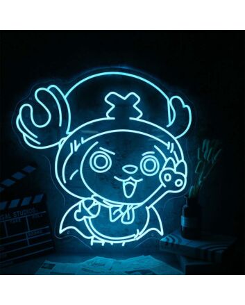 One Piece Character Tony Tony Chopper Neon Sign for Anime Fans