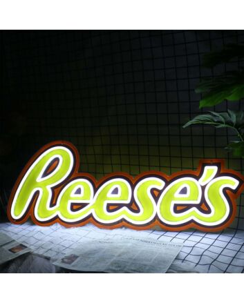 Reese&#039;s Neon Sign for Candy Lovers