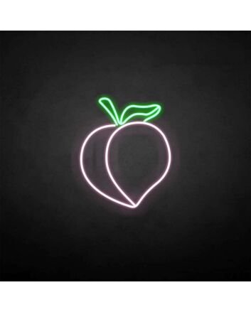 &#39;Peach&#39; neon sign