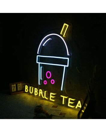 Bubble Tea Neon Sign for Refreshing and Fun Spaces