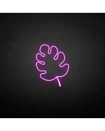 Monstera&#39; neon sign