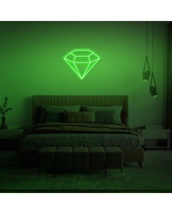 Diamond neon sign