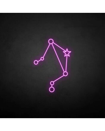 &#39;Libra&#39; neon sign