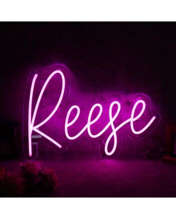 Reese Purple Neon Sign for Personalized Decor