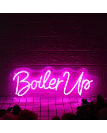 Boiler Up Purple Neon Sign for Sports Fans
