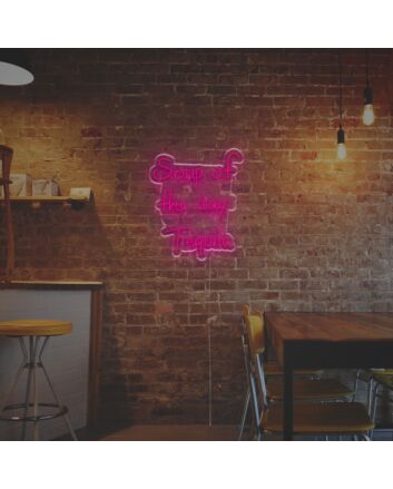 Soup Of The Day Tequila LED Neon Sign for Fun and Social Spaces