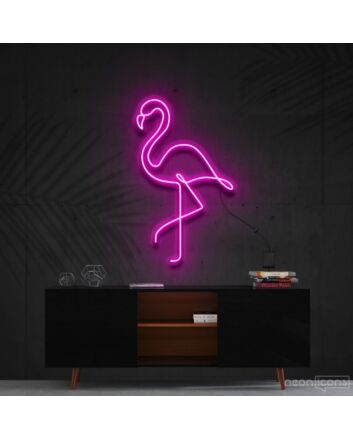 Flamingo Neon Sign for Tropical and Fun Decor