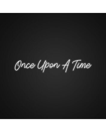 Once Upon A Time Neon Sign for Fairytale and Nostalgic Decor