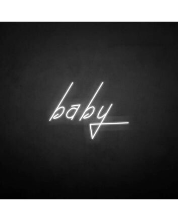 &#39;Baby&#39; neon sign