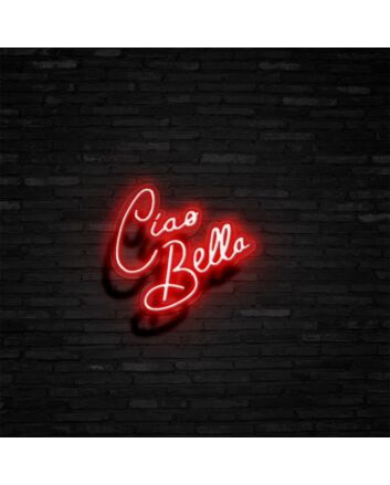 Ciao Bella Neon Sign for Italian and Stylish Decor