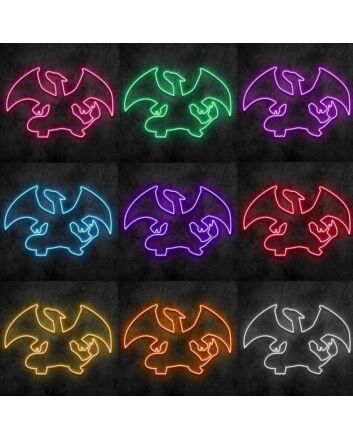 Charizard Neon Sign for Anime Fans