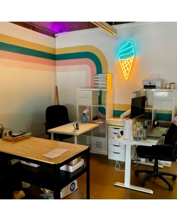 Ice Cream Neon Sign for Sweet and Fun Spaces