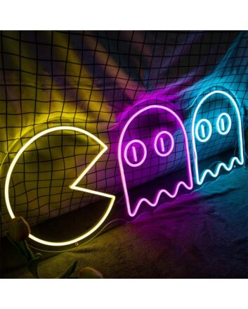 Pac-Man Neon Sign for Retro and Gaming Fans