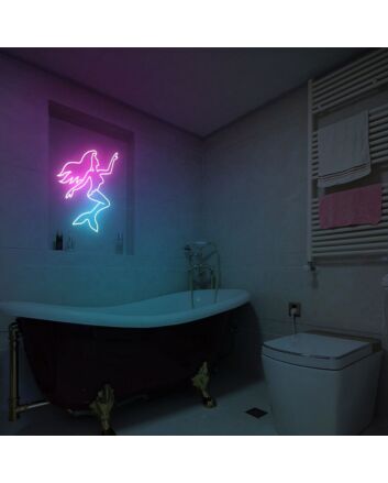 Mermaid Sexy Girl Neon Sign for Whimsical and Artistic Spaces