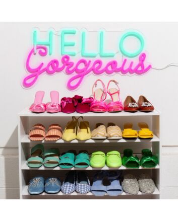 Hello Gorgeous Neon Sign for a welcoming touch in any home