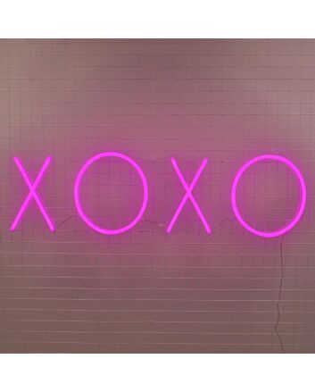 Xoxo Neon Sign adds romance to love-themed spaces