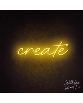 Create Lianev Collection Neon Sign inspires creativity in any space