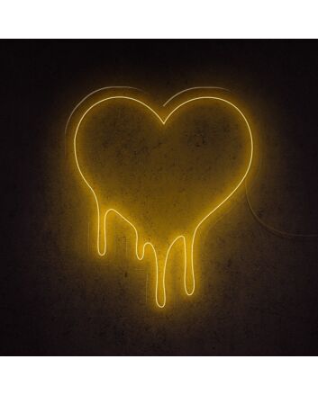 Dripping Love Neon Sign for romantic and artistic settings