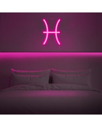 Pisces Horoscope Neon Sign for zodiac-themed decor