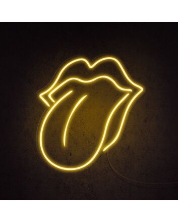 Wild Mouth Art Piece Neon Sign for bold and artistic settings