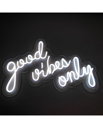 Good Vibes Only Neon Sign adds positivity to any room