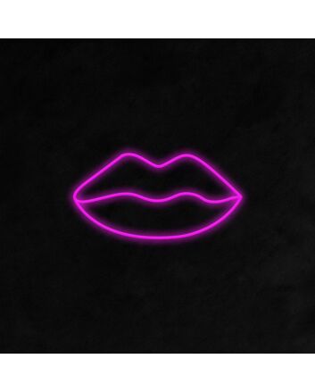 Lips Neon Sign adds a bold statement to any room